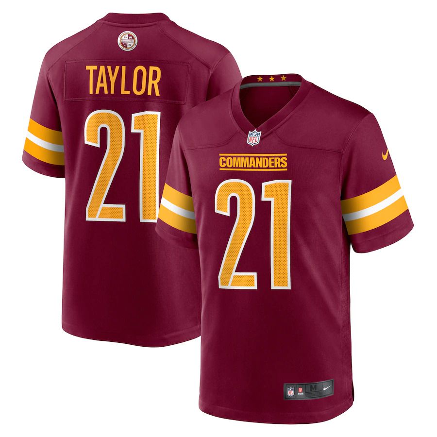 Men Washington Commanders #21 Sean Taylor Nike Burgundy Retired Player Game NFL Jersey